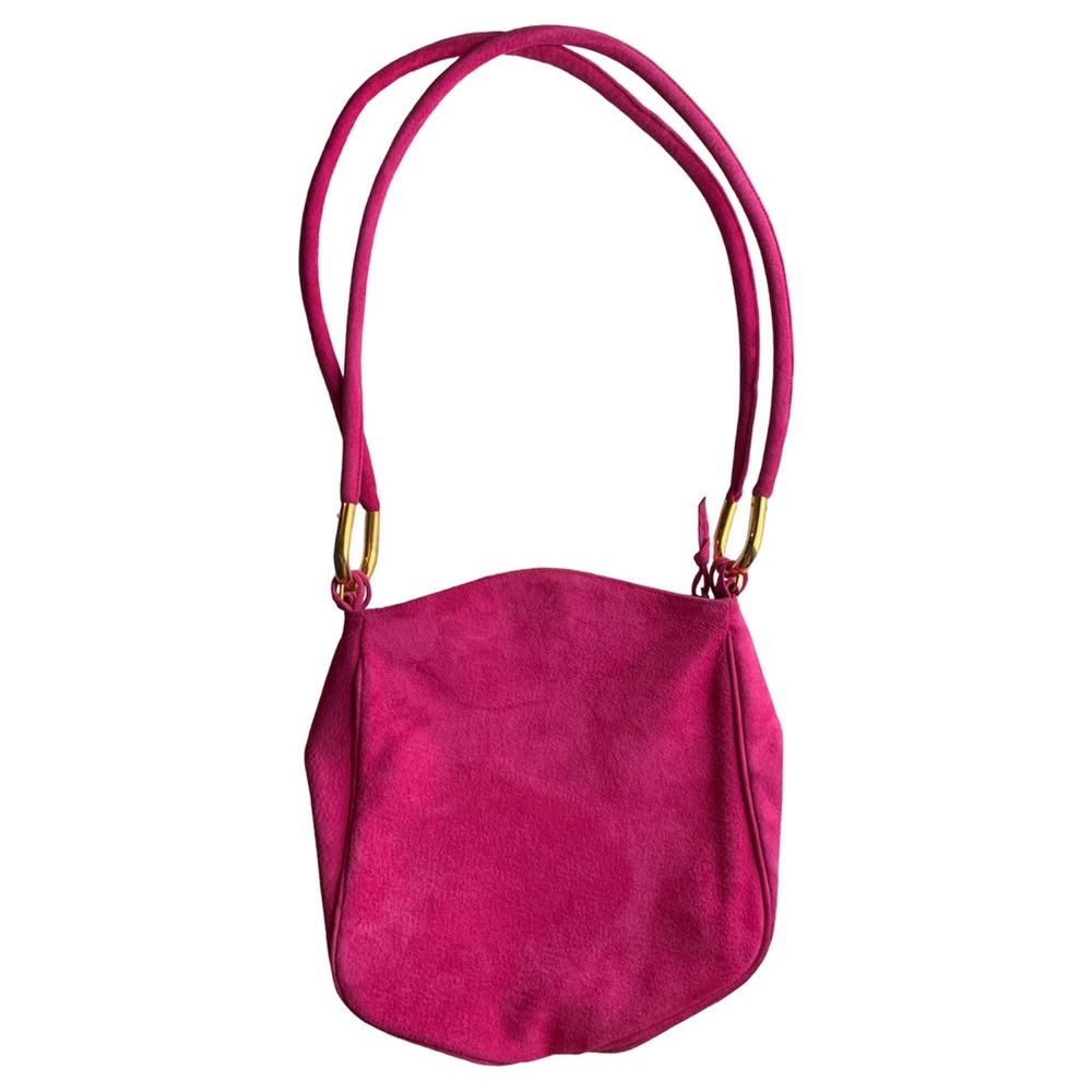 Vintage Pink Suede Purse